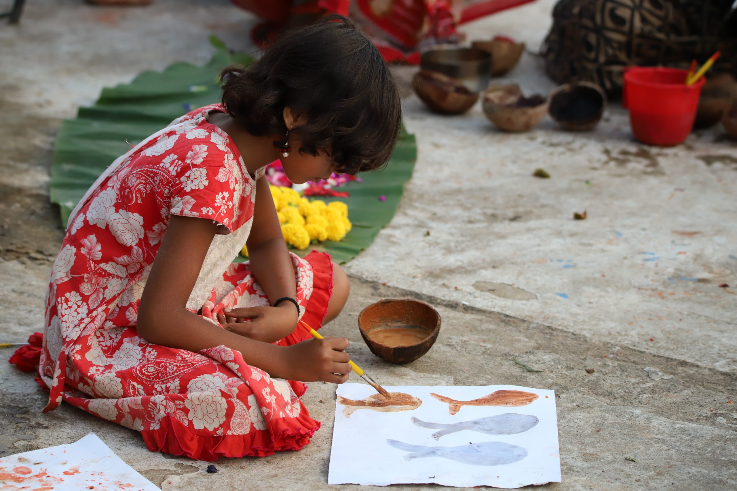 Young Mohima, painting